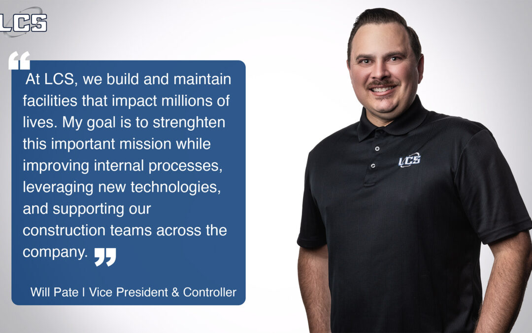 Will Pate is Promoted to Vice President and Controller